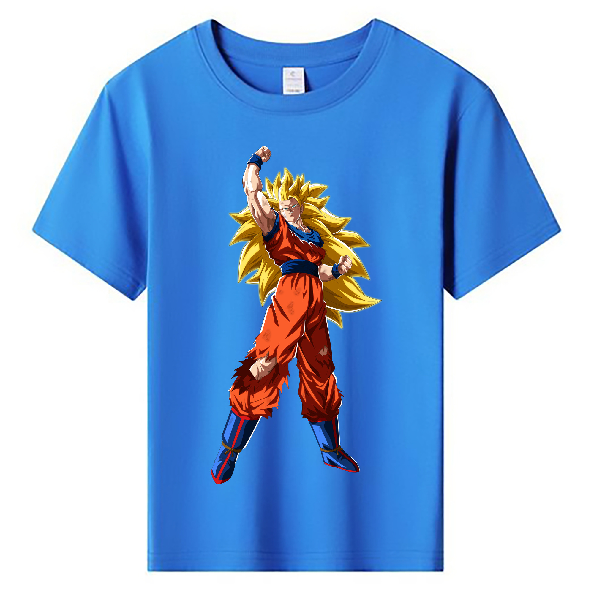 （画像用） ドラゴンボール 孫悟空（そん ごくう）Son Goku カカロット DRAGON BALL Kakarotto 綿100％キッズTシャツ（フロントプリント）